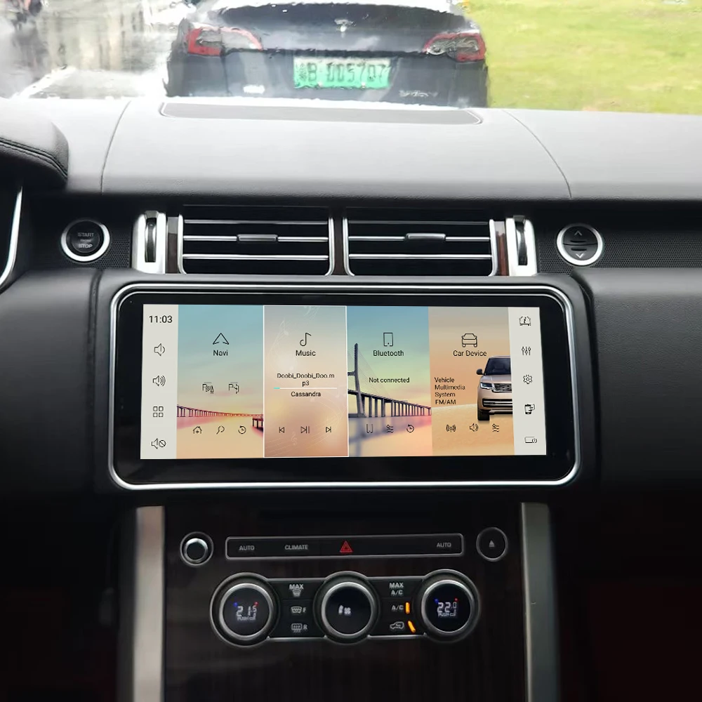 

Fofor 12,3-дюймовый Android13 Carplay для Land Rover Range Rover Sport 2013-2017, GPS, автоматический беспроводной мультимедийный сенсорный экран, головное устройство