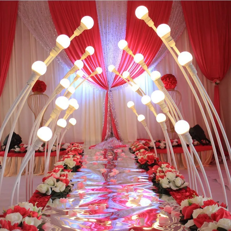 Wedding party decoration LED lamp stage T stage decoration props customization