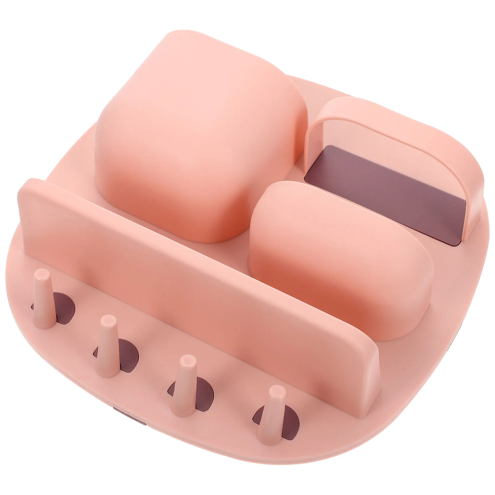 

Plastic Wall Remote Control Remote Controller Holder Hook Shelves Storage Rack Bathroom Bedroom PP Heavy Duty Punch Free