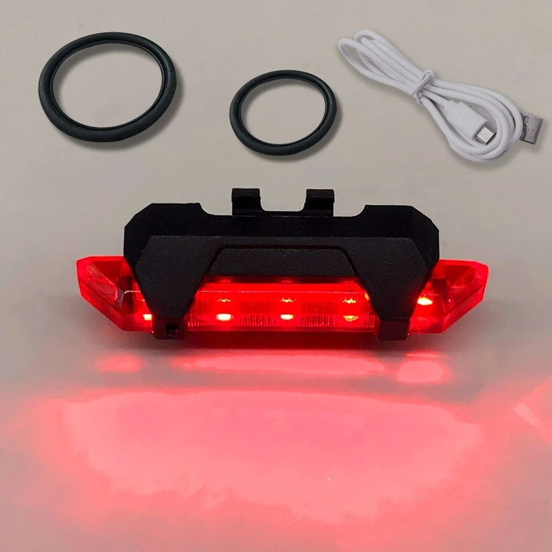 2 Cyberpunk unit mask accessories bike lights LED charging USB flash lights Cosplay