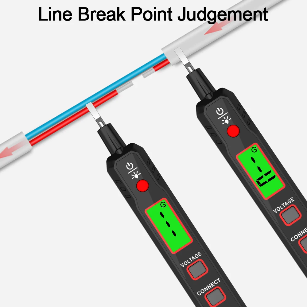 GVDA GD110A rilevatore di tensione senza contatto penna elettrica Tester di tensione ca Smart Breakpoint Finder 12-300V strumenti per elettricisti