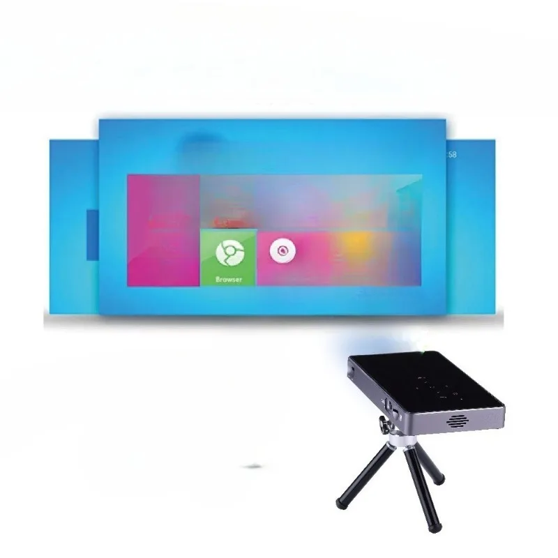 High definition mini DLP projector teaching conference home portable Android mobile projector