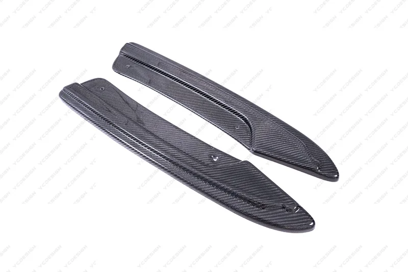 

Car-Styling Accessories Carbon Fiber CF Rear Bumper Caps MXT Style Fit For 2013-2018 AUDI RS6 C7 Avant