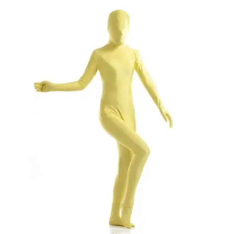 Costume Zentai complet pour hommes et femmes, olympiques moulants pour la peau, combinaison en nylon dex, tenue d'Halloween, pa2903