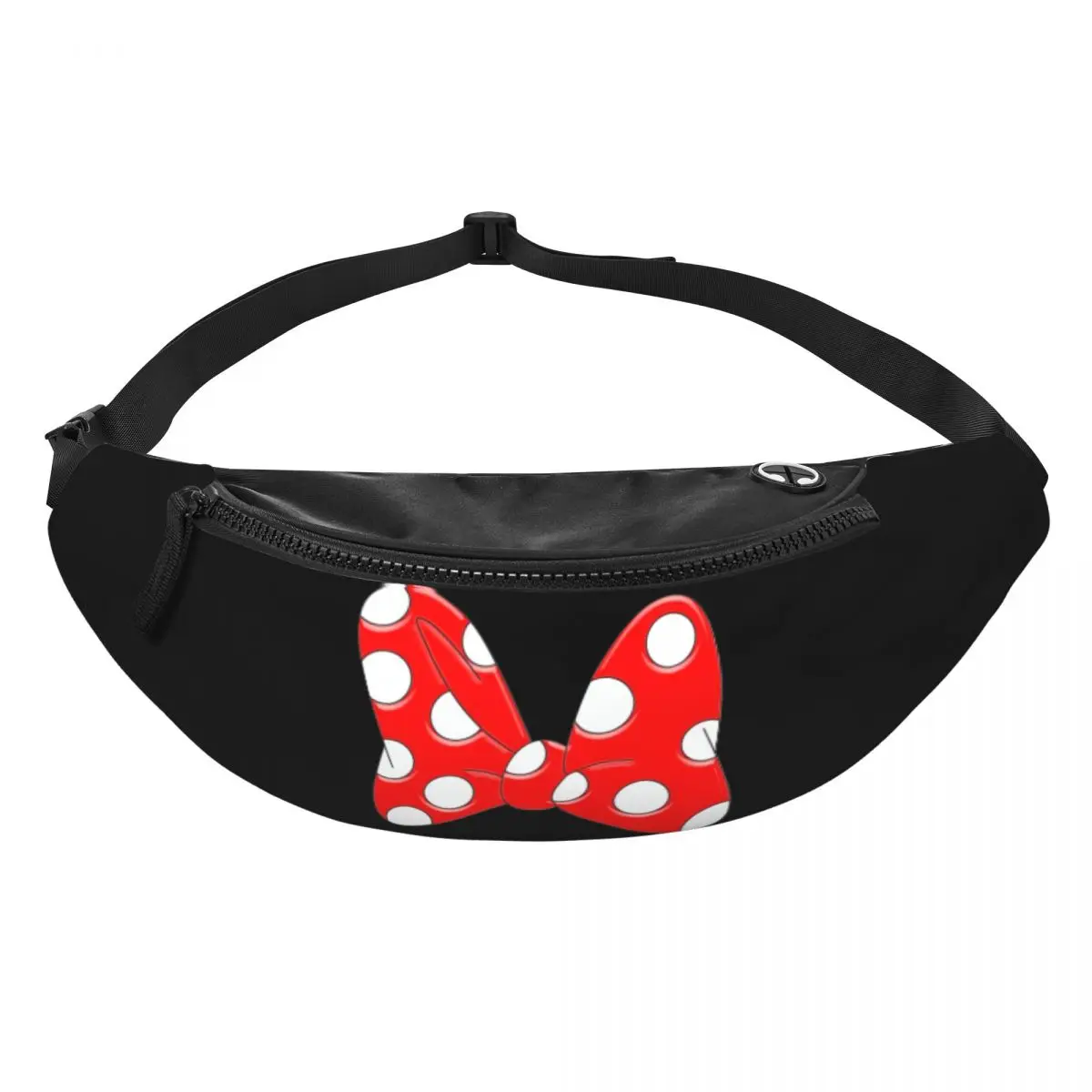 Custom Mickey Mouse Anime Minnie Fanny Pack Men Women Crossbody Waist Bag for Traveling Phone Money Pouch