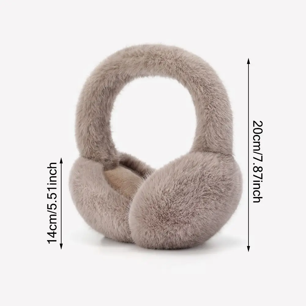 Winter Ear Muffs Women Men Soft Earmuffs Cute Ear Covers Cold Weather Fluffy Ear Warmers Headband Winter Accessories