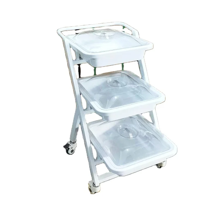 

Anti-Rust Medical Use Three Layers Hospital Furniture Colonoscopy Trolley