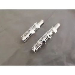 Flute accessories 17 holes 16 flute tail section all copper silver plated nickel plated C tail B tail lower section