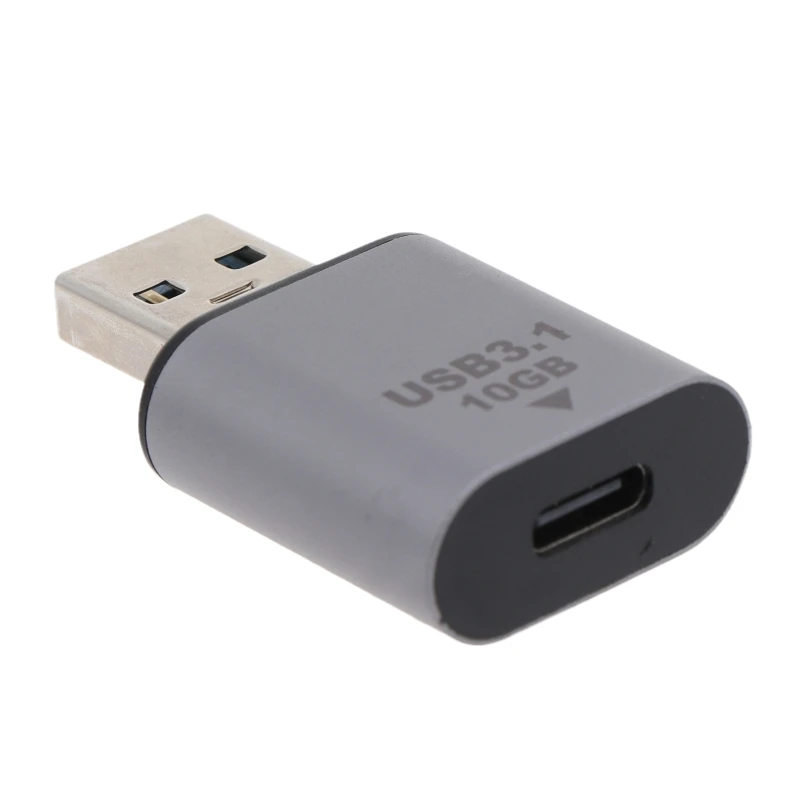 90/180 Degree USB C to USB A Adapter USB A Male to USB Type C Female Conenctor 10Gbps USB 3.0 Adapter for Laptop Data Transfer