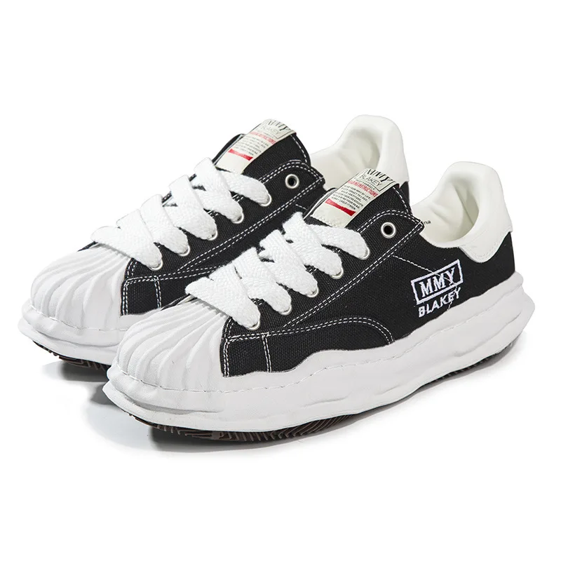 Same Style Thick Soled Canvas Sneakers for Men and Women Spring/summer 2024 Low Cut Casual Sports Sneakers image 6