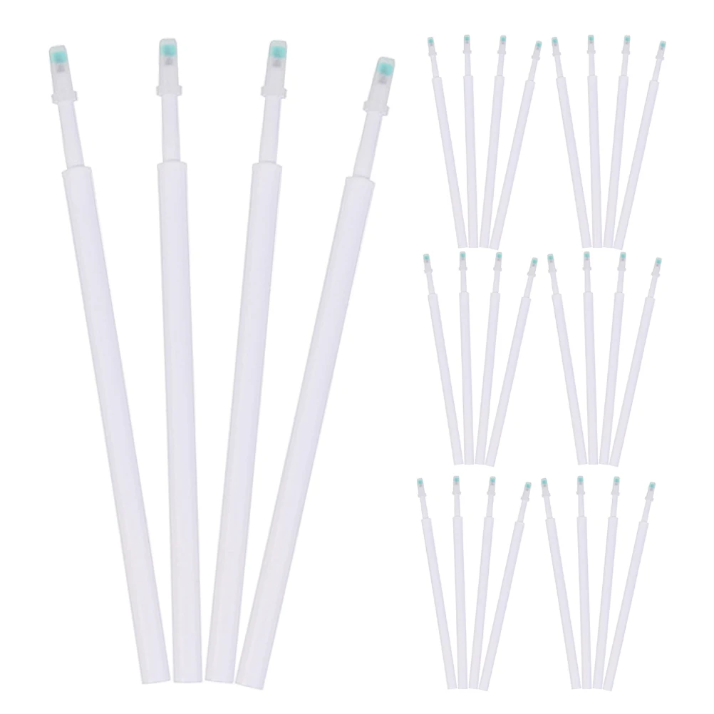 

100 Pcs Gel Pen Ink Refill Refills for Office Filling Black Plastic Replacement