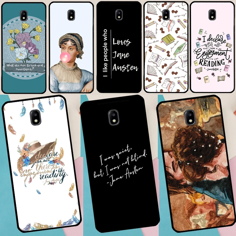 Sarung Ponsel Kebanggaan dan Prasangka Jane Austen untuk Samsung J3 J7 J5 2016 A5 A3 2017 J4 J6 A6 A8 Plus A7 A9 J8 2018 Capa