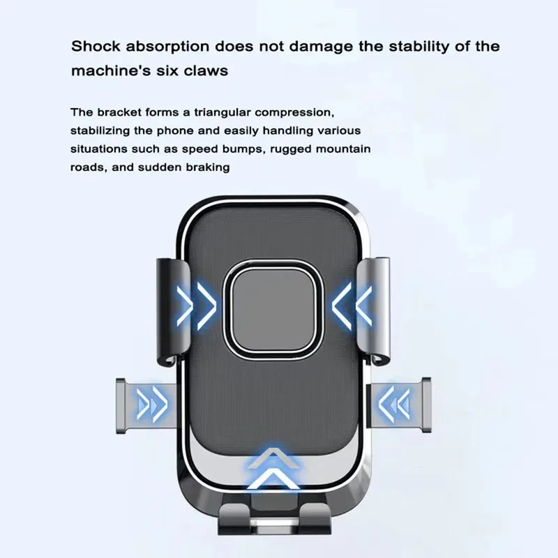 Motorcycles Bicycles Phone Holder Free Rotation Mobile Phone Navigation Bracket For Riding Shockproof For iPhone Xiaomi Samsung