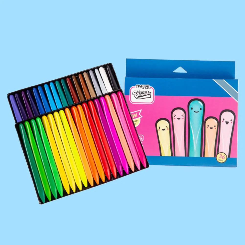 Crayons Plastic Crayons Creative Crayons 36 Crayons Child Colour Pen