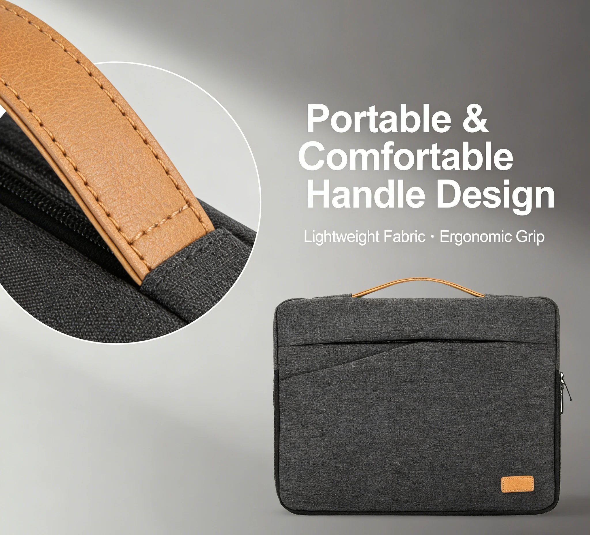Laptop Sleeve 13 14 15 16 inch Laptop Case for MacBook Pro 13 14 Large Capacity Top Handle Business Slim Computer Bag