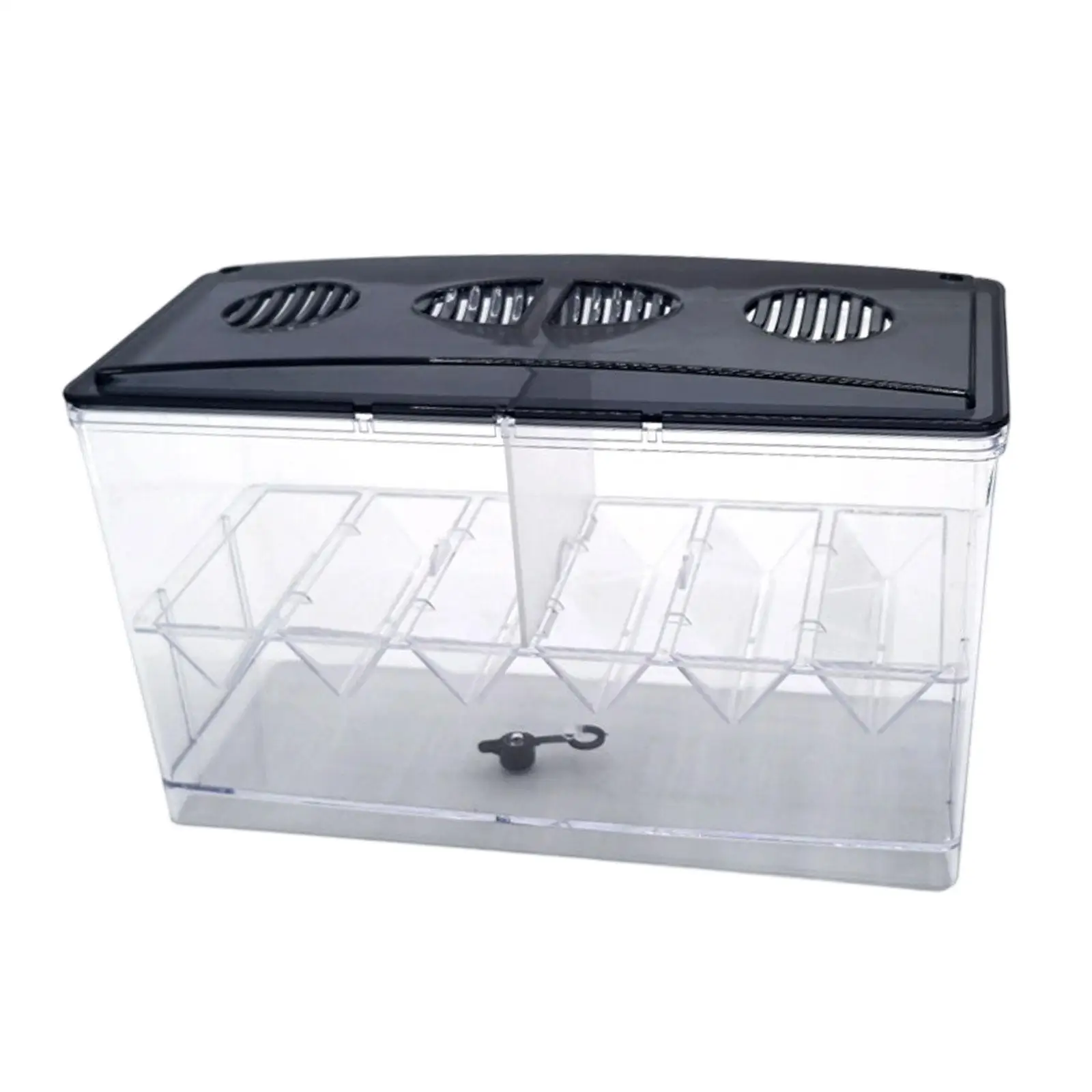 

Floating Fish Breeding Isolation Box Detachable Transparent Easy to Clean Aquarium Breeder Box for Clownfish Guppies