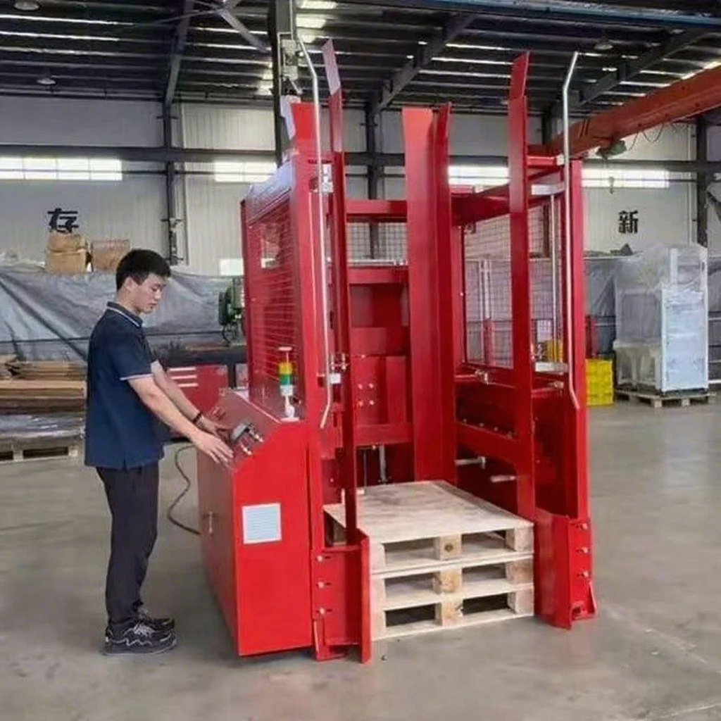 Xingpack XPC-PD01 Automatic Palletizer Pallet Dispenser PLC Bearing for Paper Cans Foil Cartons Cases Metal Barrels Food