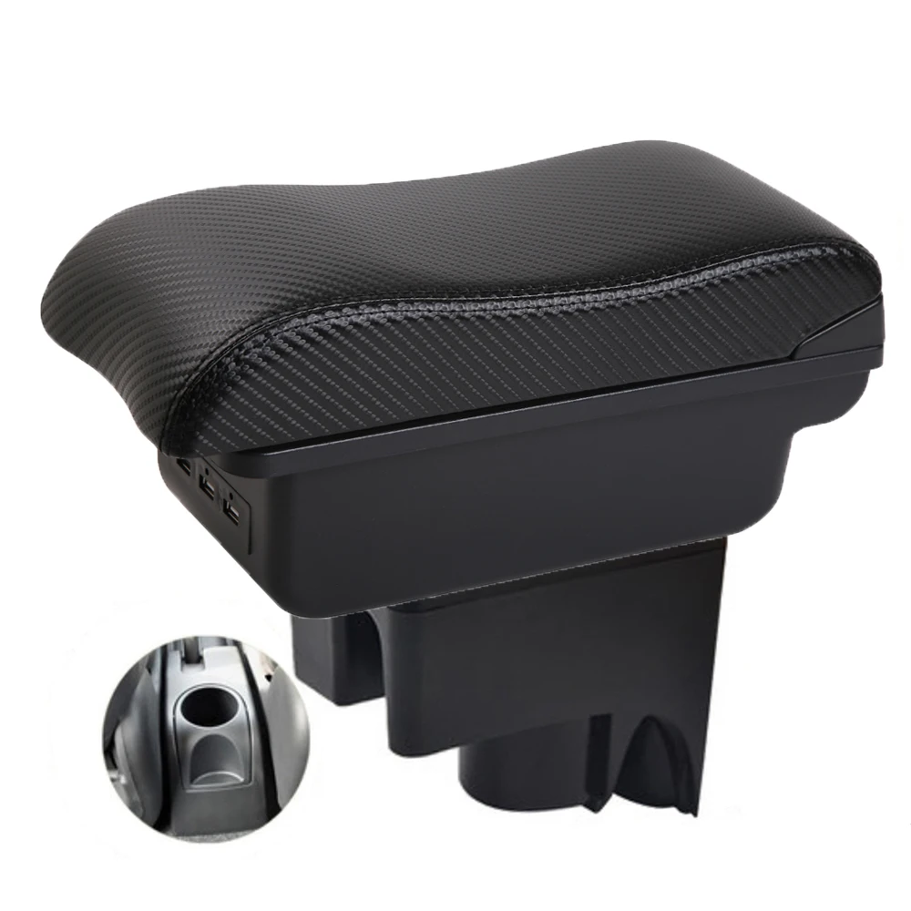 

Nissan Livina Подлокотник, ящик для хранения центральной консоли, опора для локтя водителя, углеродное волокно