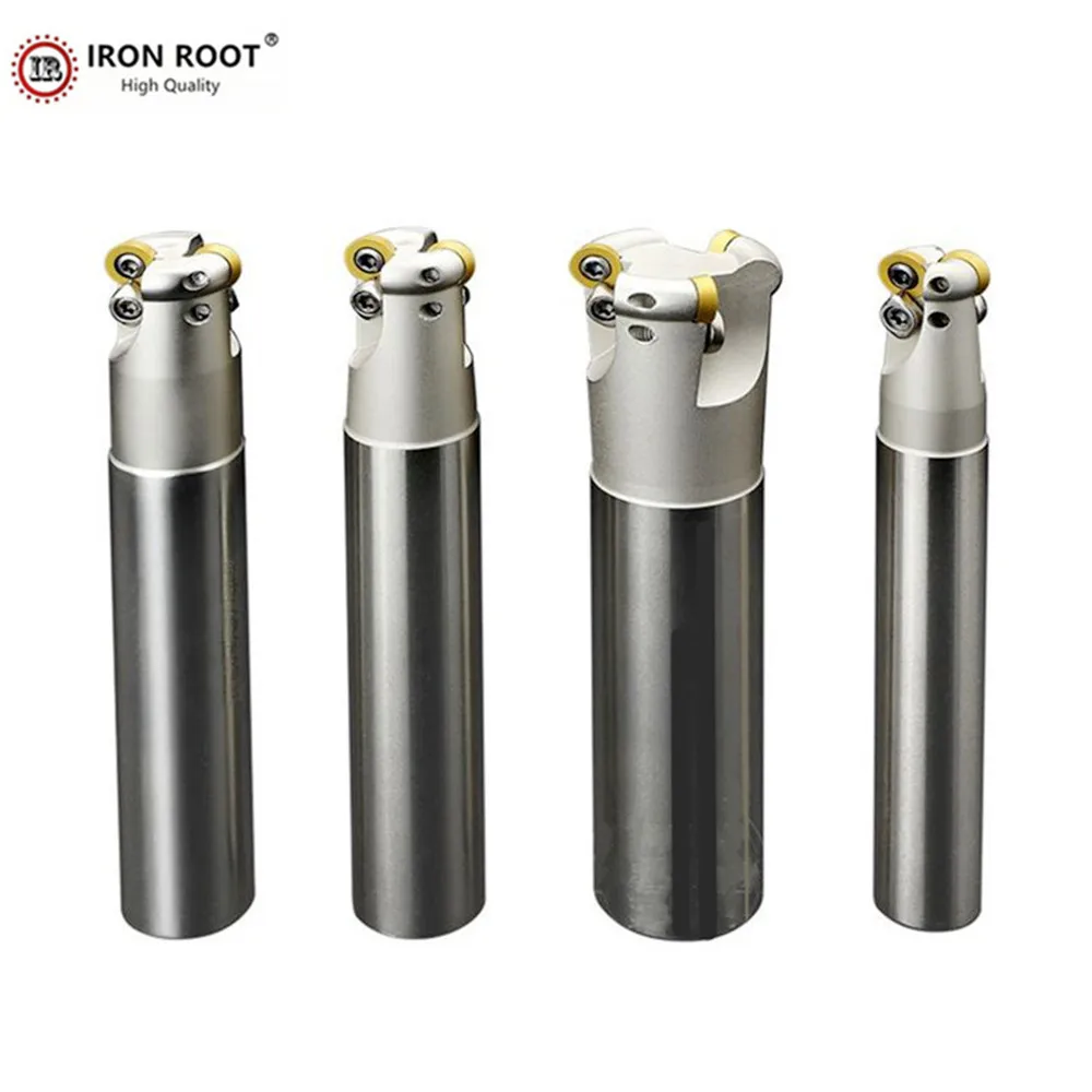 IRONROOT Round Nose Milling Cutter Holder  EMR6R 32,40,35,3T CNC Milling Machine Tool Holder for RPMT1204,RDMW1204 Carbide Inser