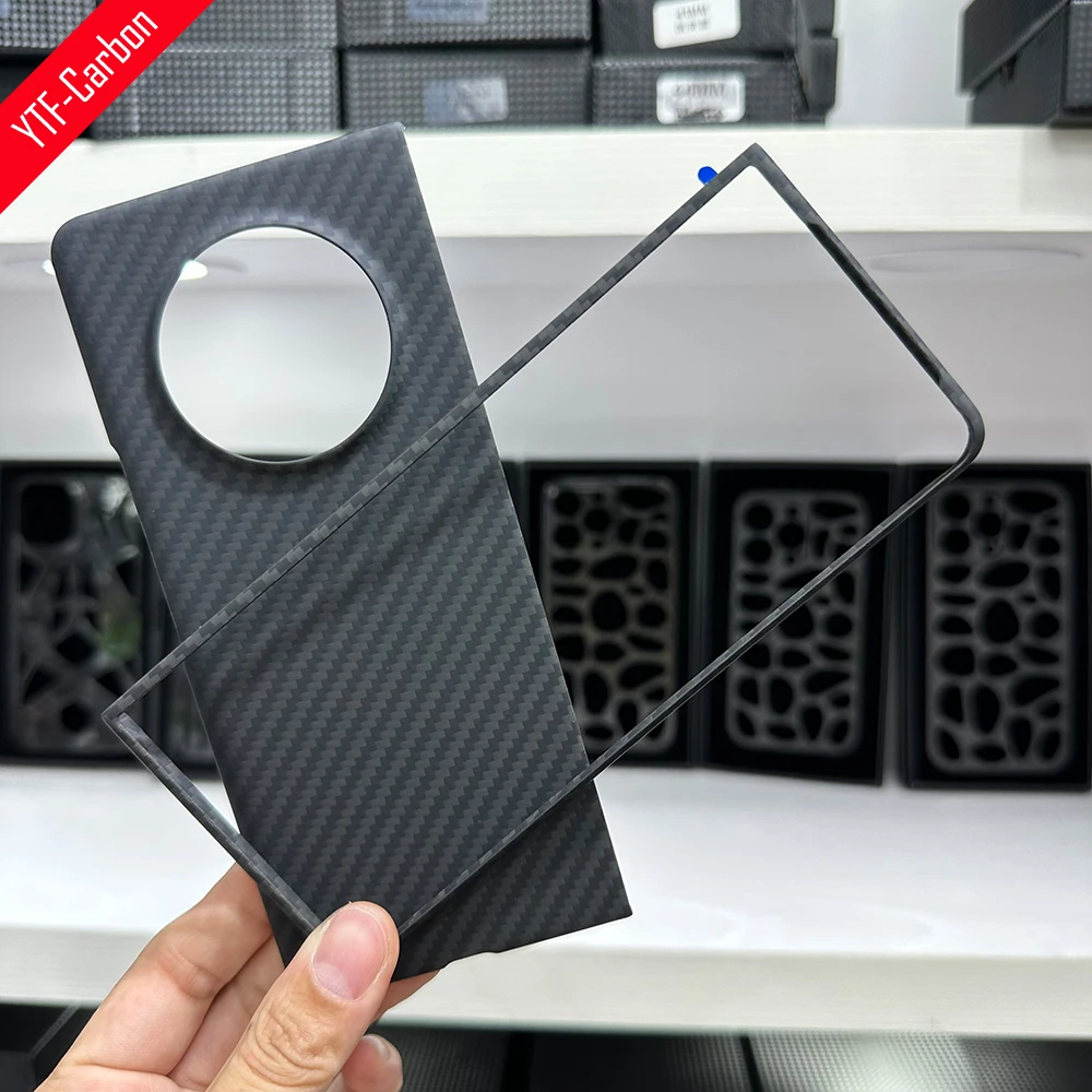 YTF-Carbon Carbon fiber phone case For Transonic Phantom V Fold  Aramid Anti-fall busines cover