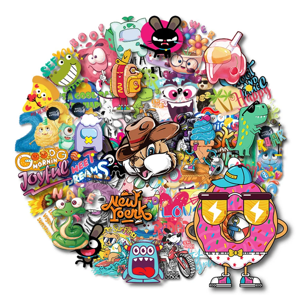 أحجية حيوانات كرتونية صغيرة للأطفال ، التعرف على الأجسام للأطفال ، ألعاب تدريب ، ملصقات جرافيتي لطيفة ، جيتار ، 50 *