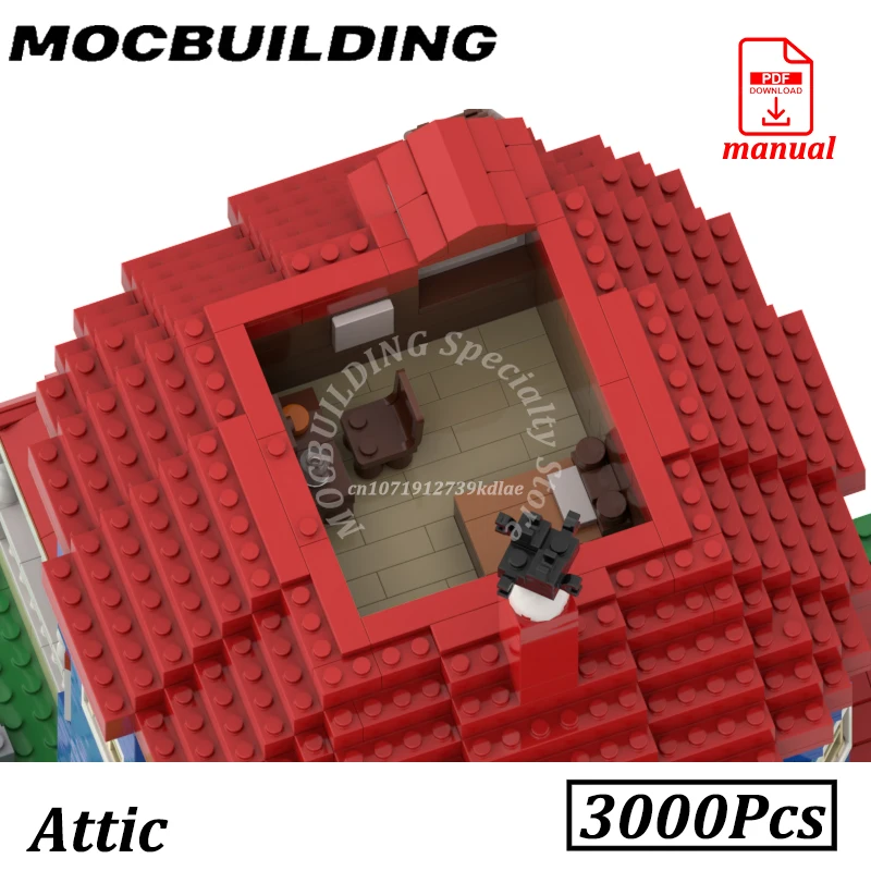 핀란드 집 오두막 MOC 빌딩 블록 벽돌 장난감 크리 에이 티브 동화 건설 선물 생일 선물