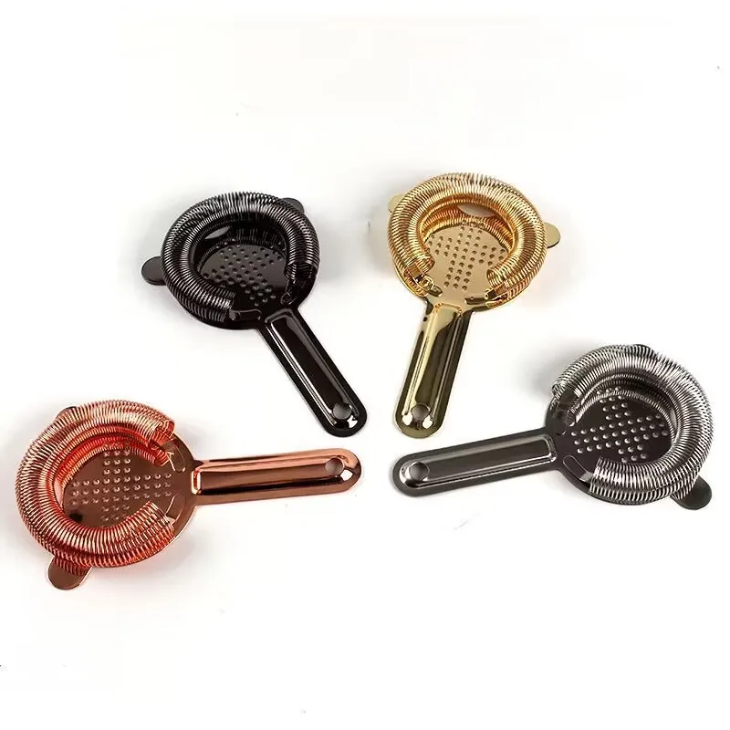 Picture 3: Silver/Copper/Gold Bar Cocktail Strainer Copper Plated Gold Plated New Ice Strainer Bar Tool Barware