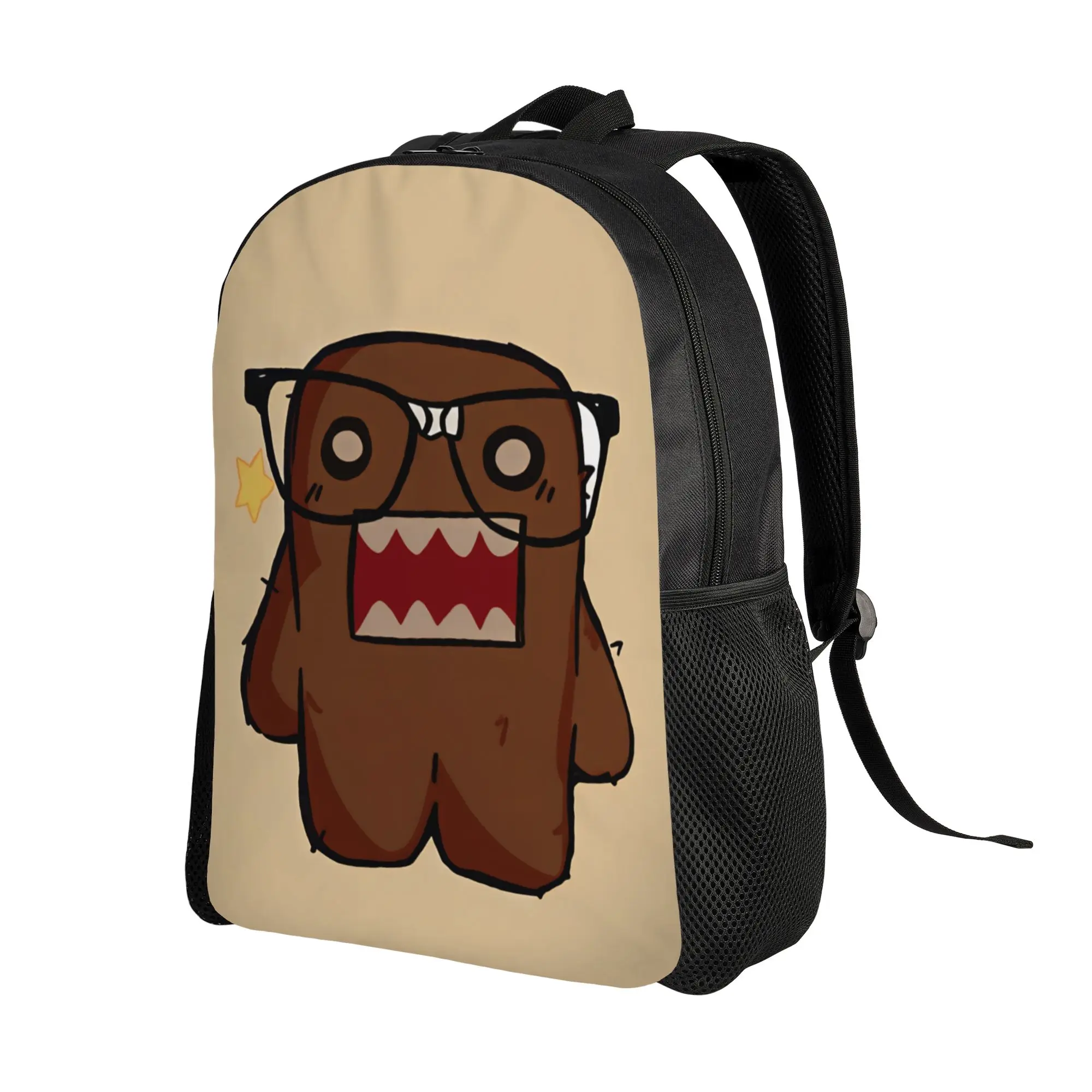 Domo Meme  Backpack  Teen Polyester Travel Backpacks Pattern Pretty High School Bags Rucksack