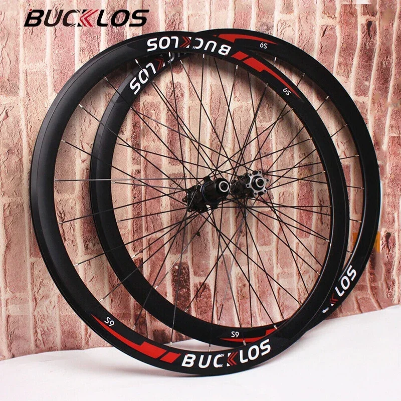 BUCKLOS 700C Bicycle Carbon Wheels Ultralight Road Bike Rims 8/9/10/11S Shimano HG Straight Pull Hub Carbon Wheelset 