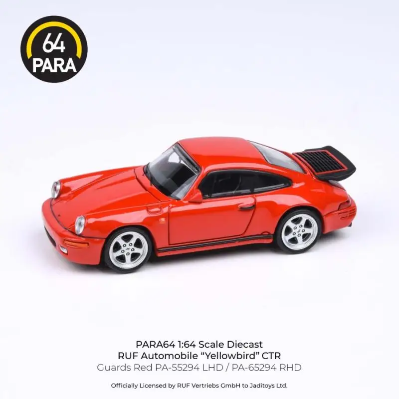 Para64 1:64 modello di auto giocattolo RUF CTR 911 regali di visualizzazione del veicolo pressofuso in lega