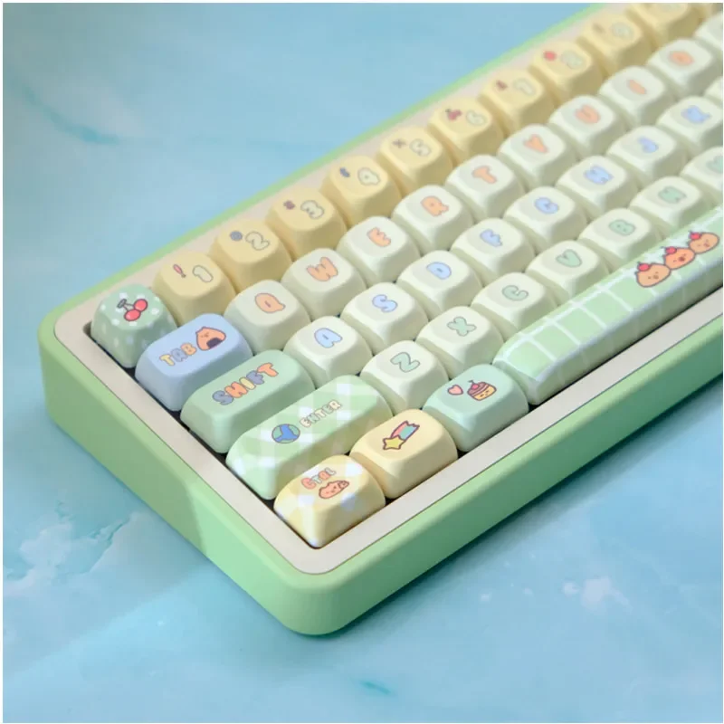 PBT Material 129 Key FOA Profile Autumn Outing Dye Sublimation Keycap Set For MX Switches Gaming Mechanical Keyboard