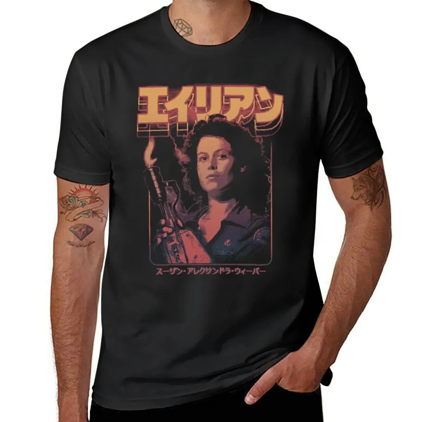 

Alien: Ellen Ripley T-Shirt rapper graphic tees graphic t shirt vintage anime clothes sports fans Short sleeve tee men