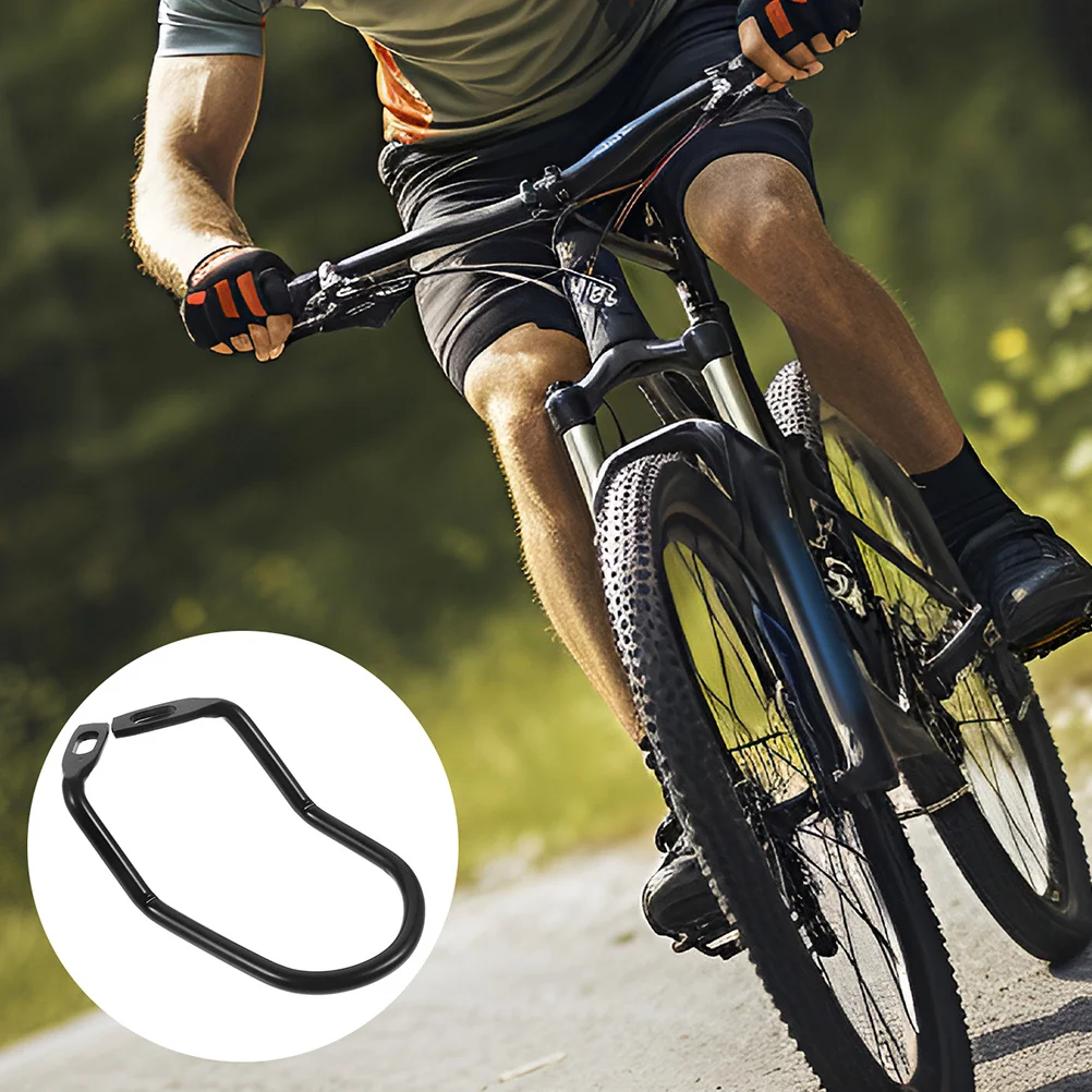 

2Pcs Bicycle Rear Derailleur Guard Steel Protection Easy Installation for Mountain Folding Bikes Rear Shifter Chain Protector