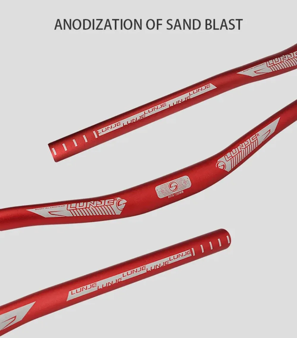 MTB-Lenker, Aluminiumlegierung, Fahrradlenker für Rennrad, Mountainbike-Lenker, 31,8 mm x 650/720/780 mm Lenkrad für Fahrrad – Detail 3