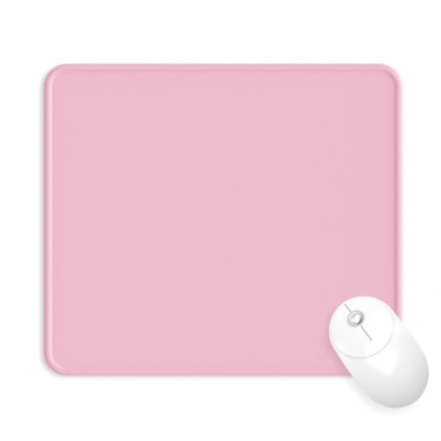 Mouse Pad with Stitched Edge, Multiple Patterns Computer Mouse Pads with Non-Slip Rubber Base, Washable Cloth Mousepad, for Gam