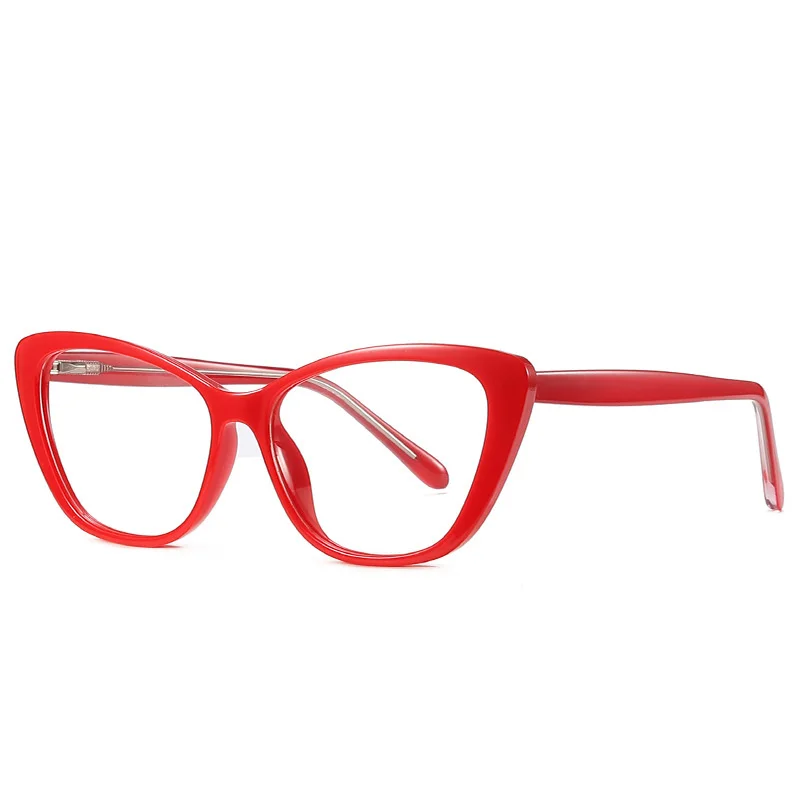 

TR90 Red Tortoise Reading Glasses Women Vintage Cat Eye Eyeglasses Frame Female Optical Prescription Spectacles Anti Reflection