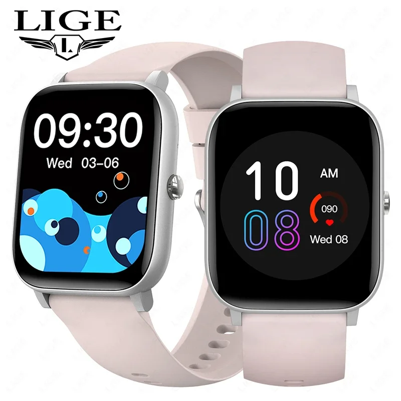 

2025 LIGE Luxury Smart Watches for Women Bluetooth Call Connected Phone Woman Watch Health Monitor Sports Smartwatch Women Gift