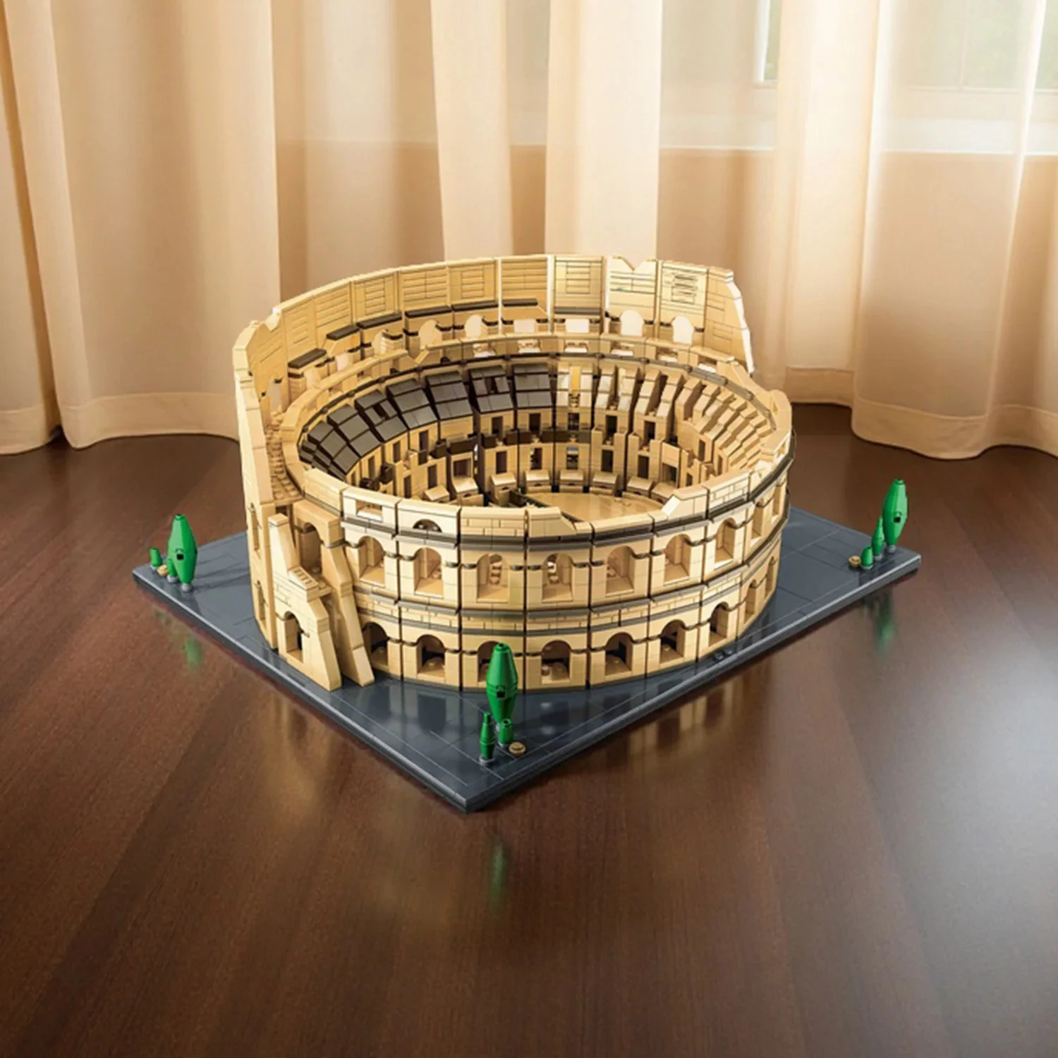 

Christmas/New Year Gift: Roman Colosseum Building Blocks, Model Toys, Lighting Components for Boys, Adult Collection