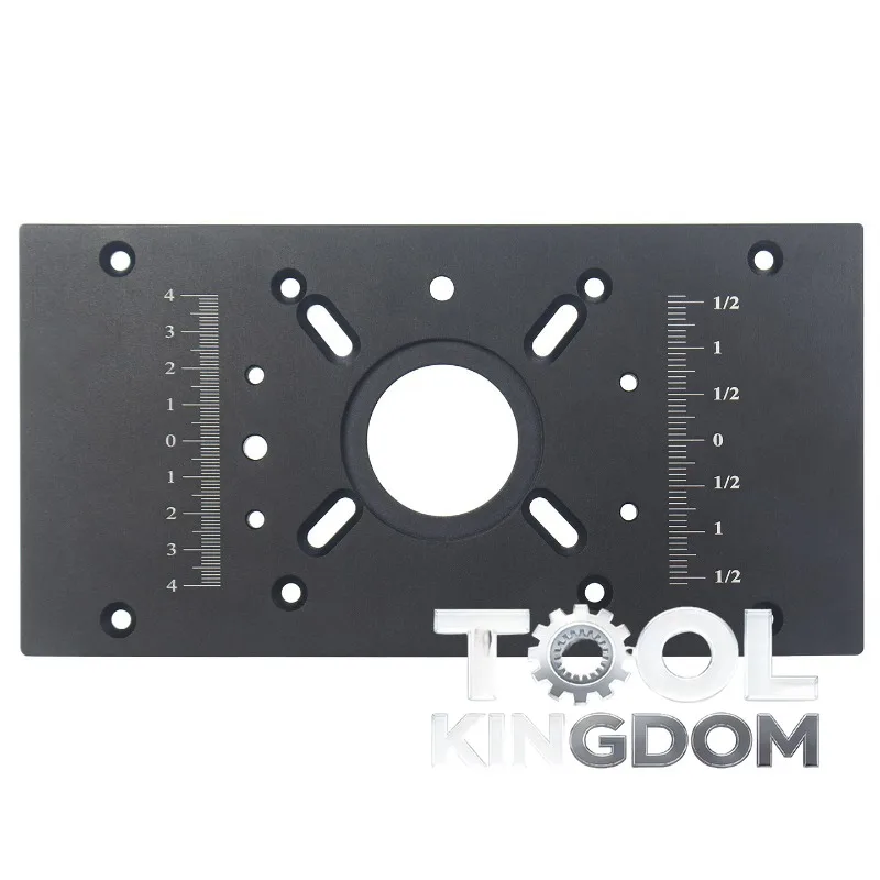 

1pc Aluminum Alloy Woodworking Flip Plate, Lifting Base Adjustment, Special Tool for Router Engraving Machine Milling Cutter