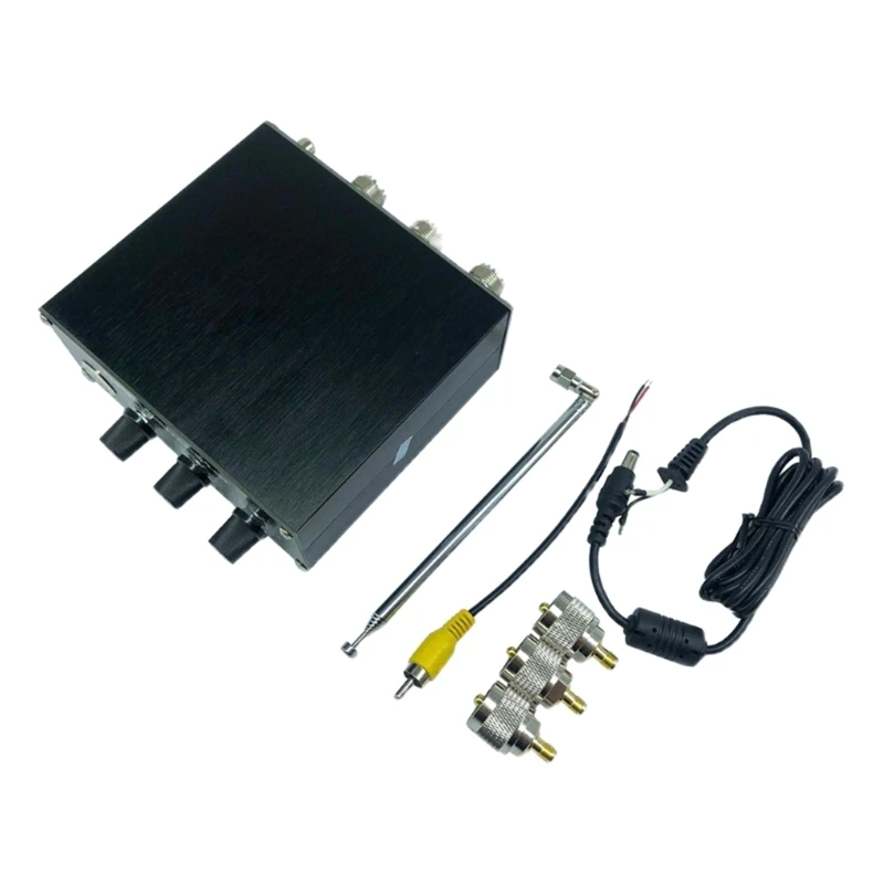 1 Set Professional QRM Eliminators with PTT Cable & Power Cord Improved Quality for Radio Broadcast Equipment