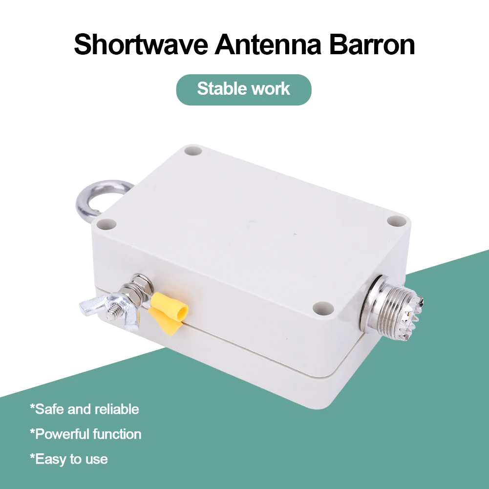 High Performance 49:1 Balun for End Fed Half-Wave Antennas Ideal for HAM Radio Users 5-35MHz Short Wave HF Applications