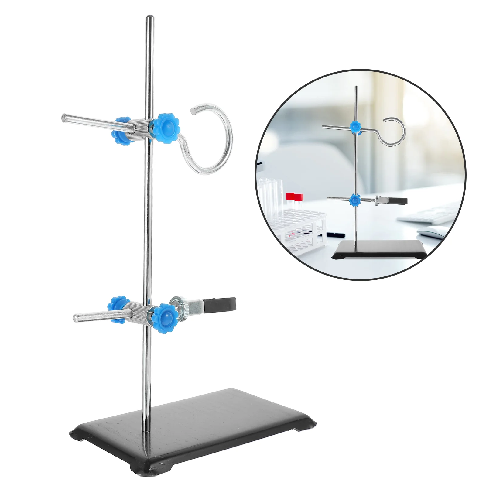 

Laboratory Retort Stand Mini Iron Stand Lab Equipment Support Stands Platform Laboratory Frame Retort Random Trombones