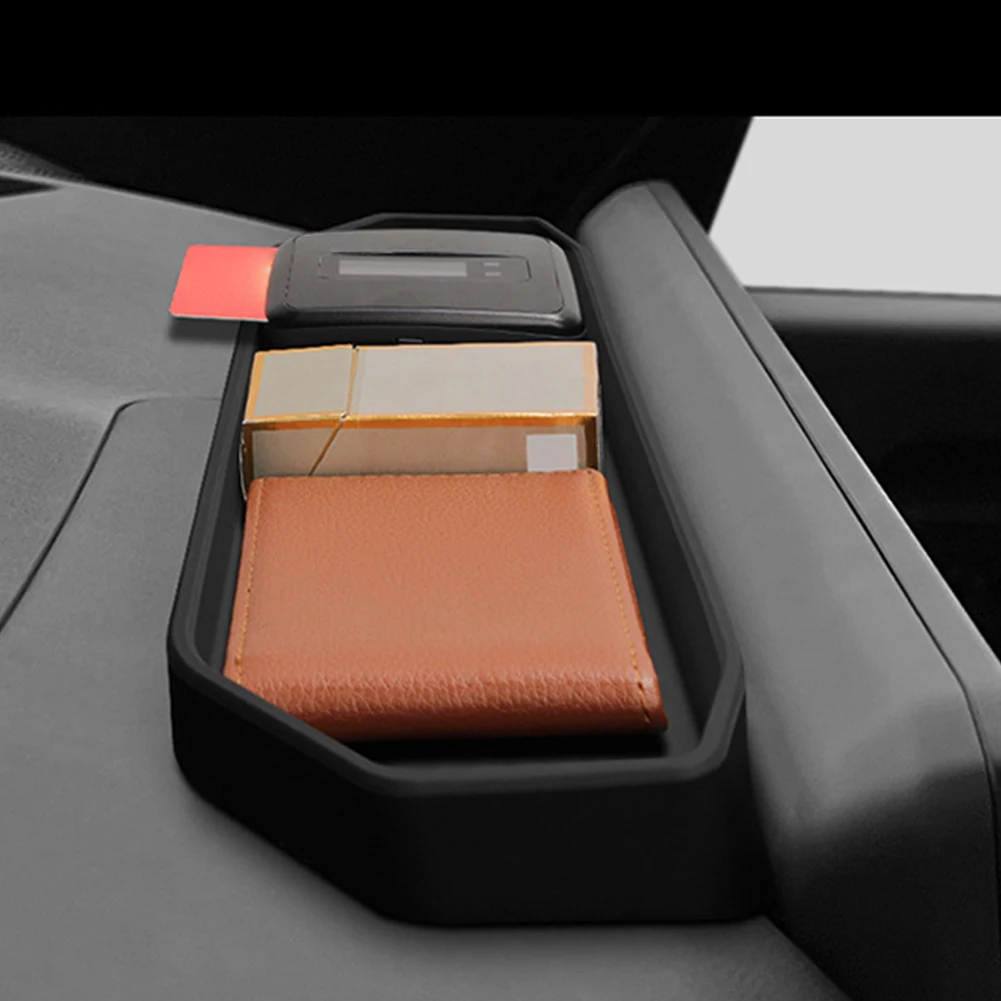 علبة لوحة سيارة مناسبة لكيا EV9 2024-2025 لوحة سيارة صينية صندوق تخزين خلف الشاشة ترتيب الملحقات