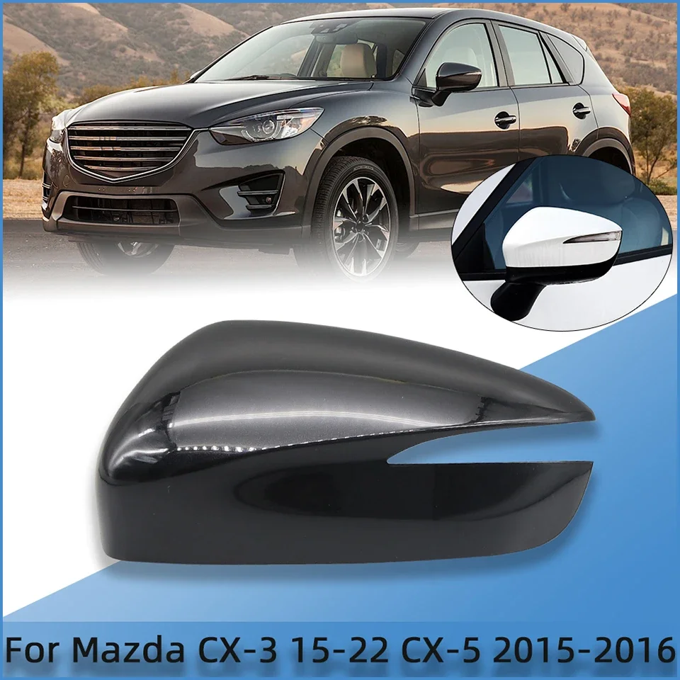 

Car Accessories Door Outside Rearview Mirror Cap Lid Housing Shell Cover For Mazda CX5 CX-5 2015 2016 CX3 CX-3 2015 With Color