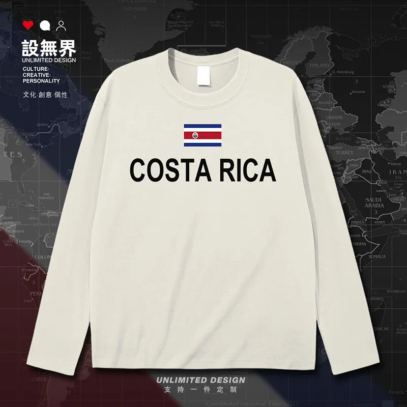 Costa Rica CRI Costa Rican mens t shirt printed cotton tops jerseys sports casual fashion tees tracksuit white summer clothes