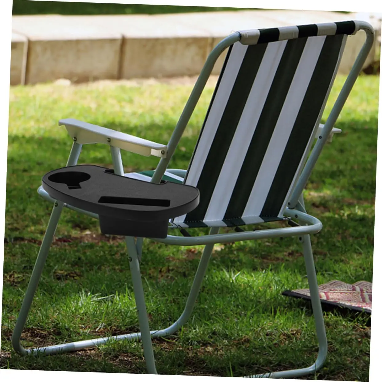 2pcs Portable Chair Beverage Holder Tray Cup Holder for Beach Chair Beach Chair Cup Holder Attachment Cup Holders for Beach Beve