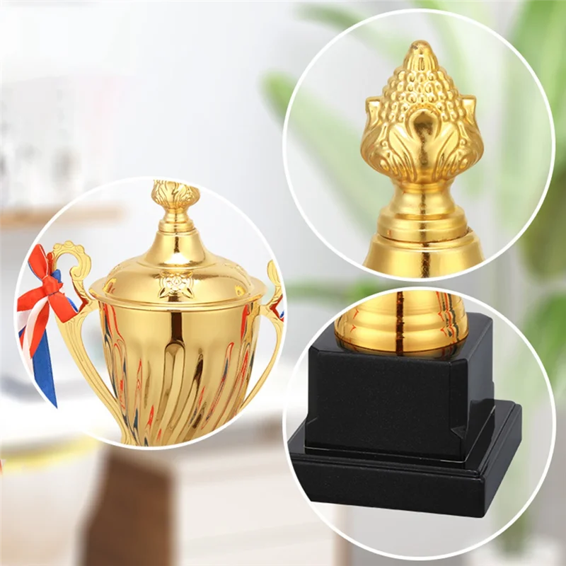 

YSUN-1 PCS Gold Trophy&Medal Match Trophy For Sports Tournaments, Award Competitions,Competitions,Soccer Football League 40Cm