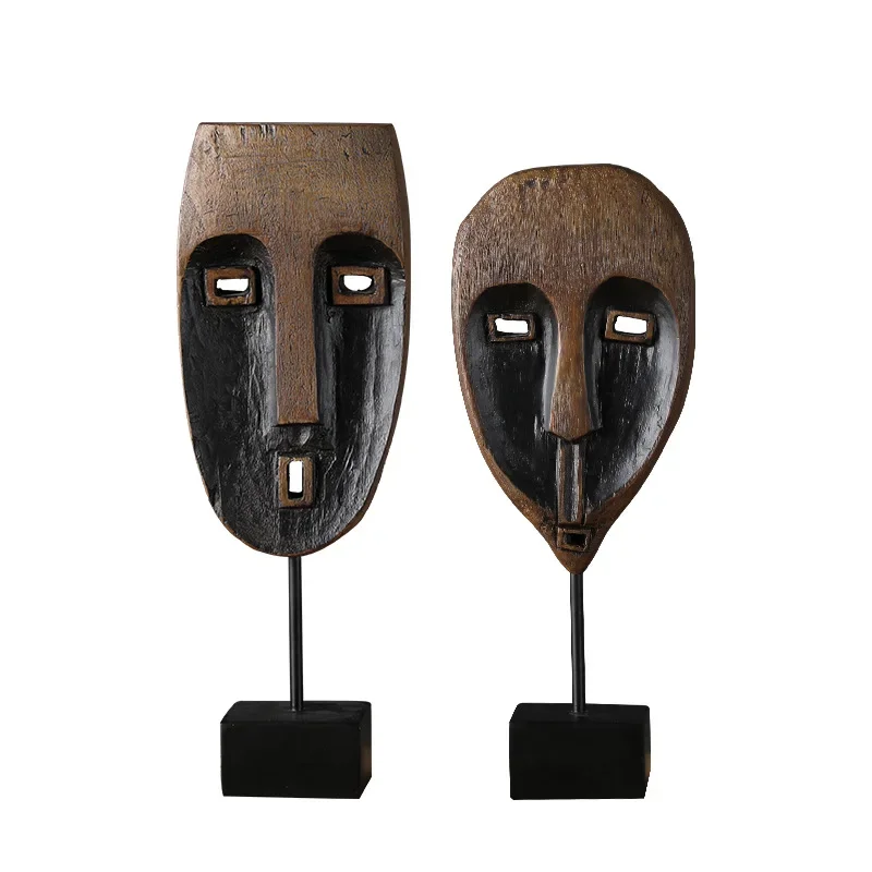 

Creative Home Decoration Ornament Art Sculpture Modern Face Resin Craft Gifts