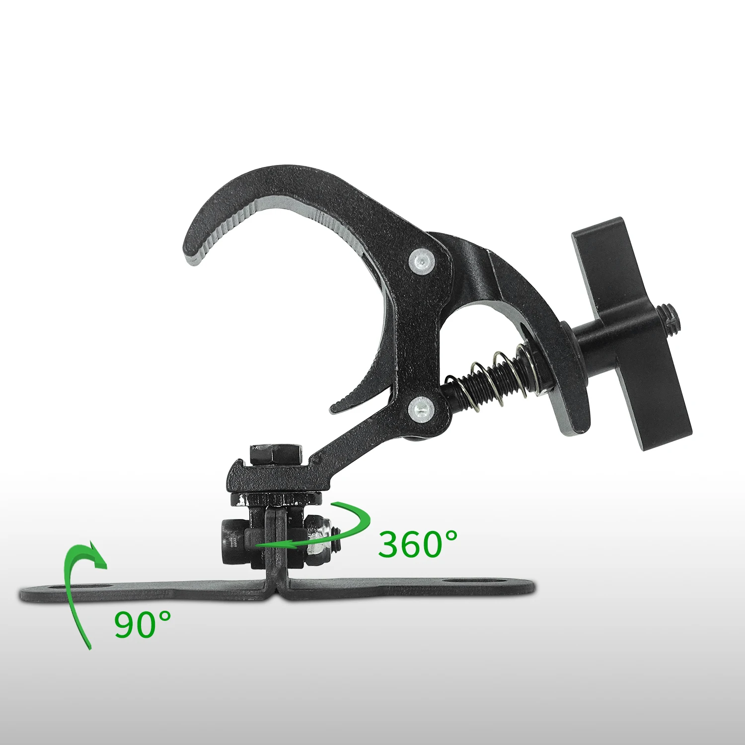 1-10 Pair of Aluminum Light Hooks Safety Load 50KG LED Moving Head Light Hook Stage Light Truss Spring Hook Light Hook image 4