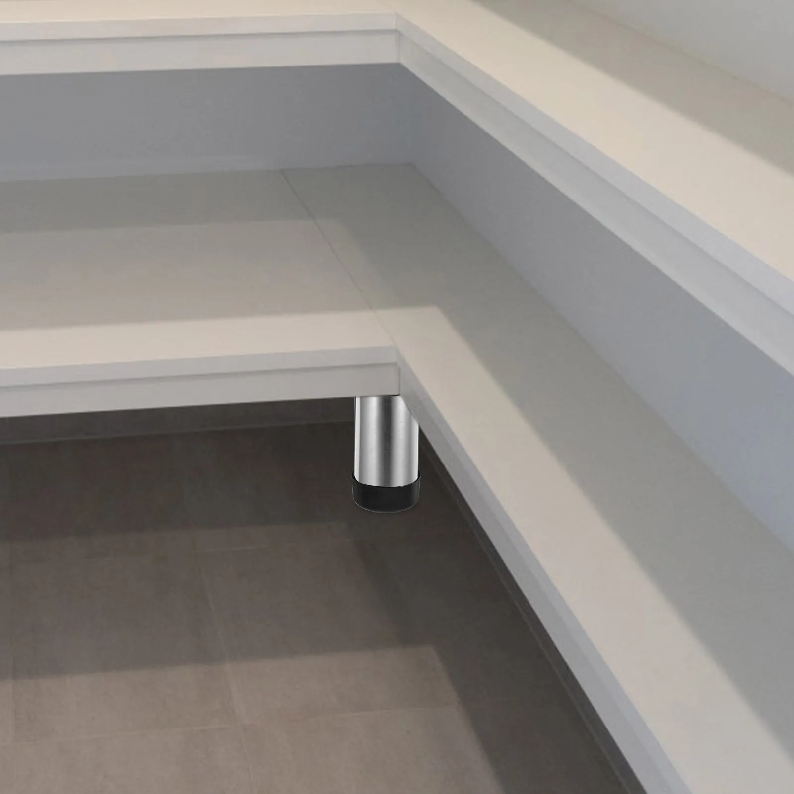 

12Pcs Sofa Foot Accessories Round Plastic Furniture Risers for Height Increase Non Slip Pads Floor Protection Bed Table Leg